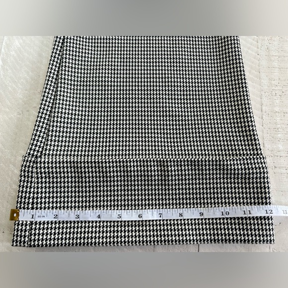 Women's Maeve Anthropologie Low-Slung Flared Trousers Houndstooth Pants NWT 10 - Picture 13 of 13